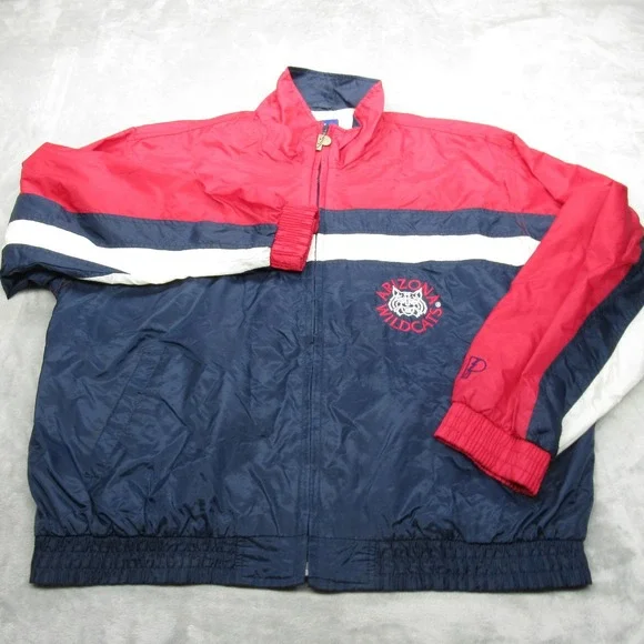 Arizona Wildcats Jacket Mens XL Pro Player Blue Full Zip Water Resistant VTG 90s